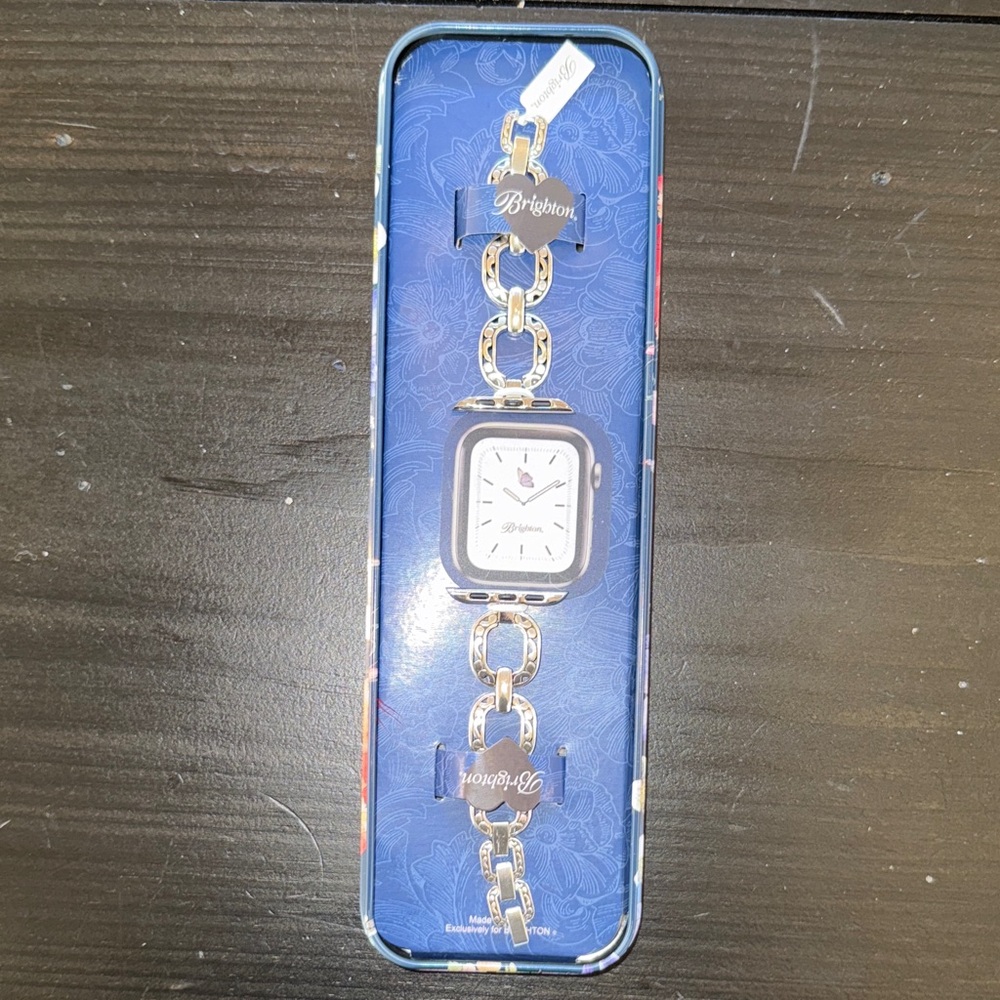 Brighton Silver Chain Link Watch Band.